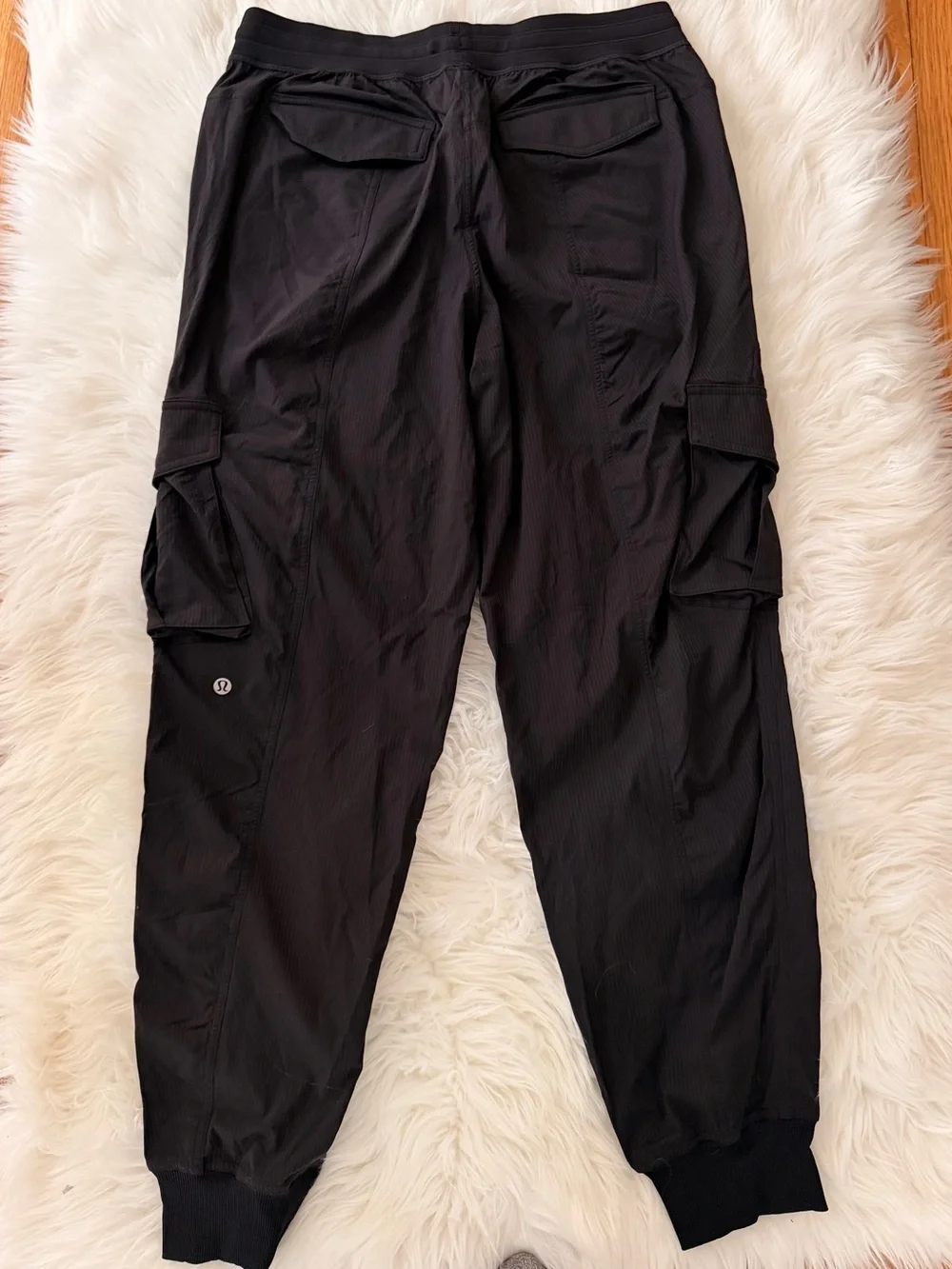 lululemon athletica Black Cargo Jogger Pants